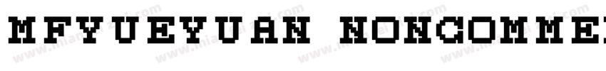 mfyueyuan noncommer字体转换